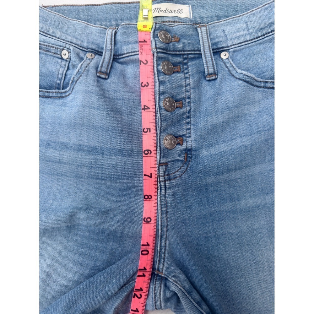 Madewell Cali Demi Boot Jeans Size 29 Button Fly HighRise Vintage-Inspired - Picture 10 of 13